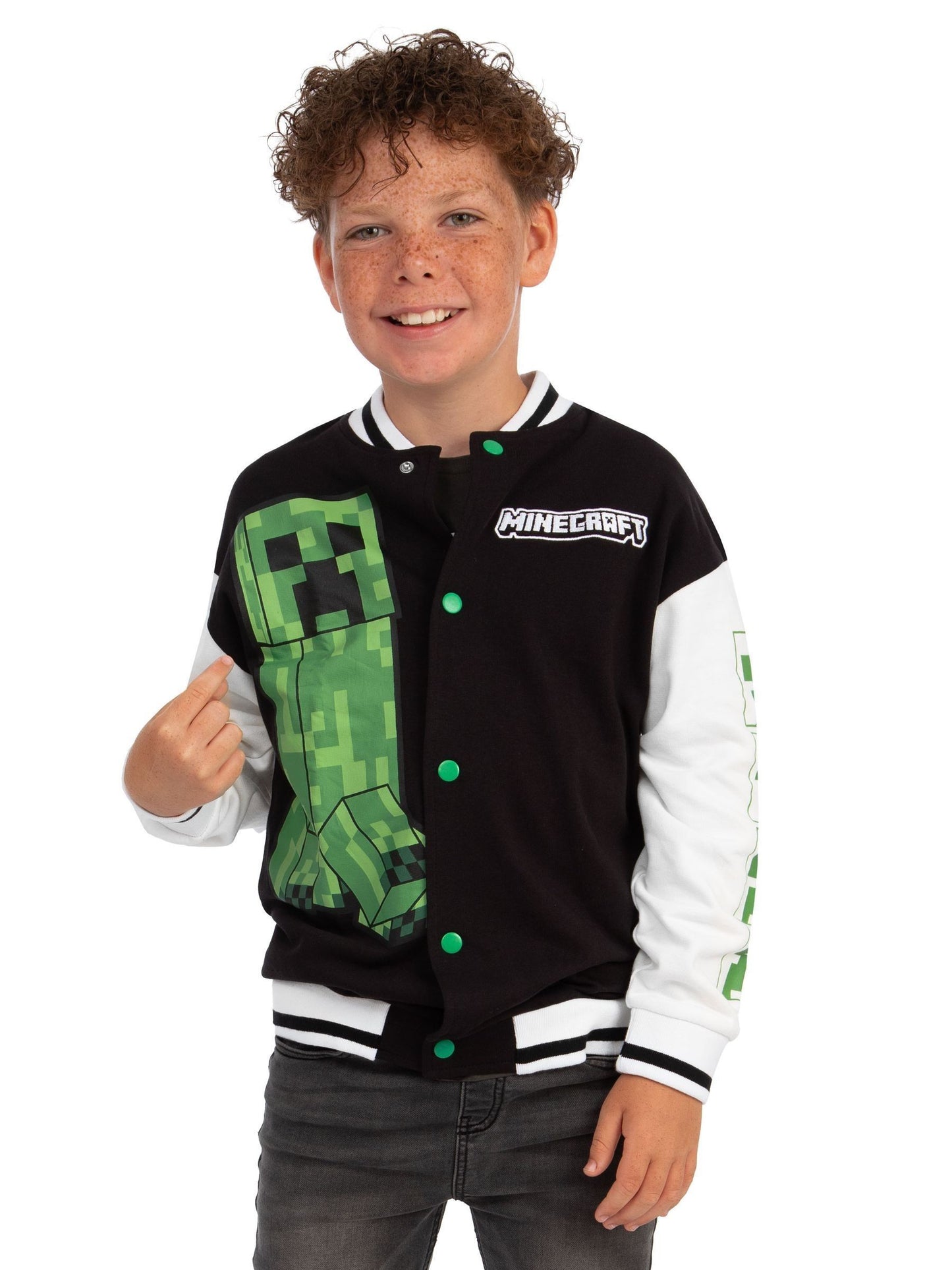Dsiney Kidz - Character Black Minecraft Bomber Jacket image 8