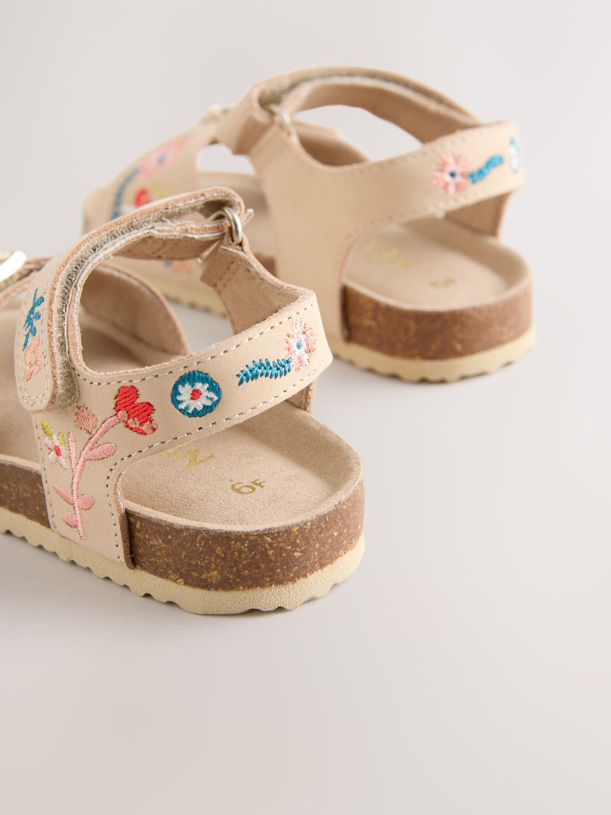Neutral Standard Fit (F) Touch Fastening Corkbed Sandals image 5