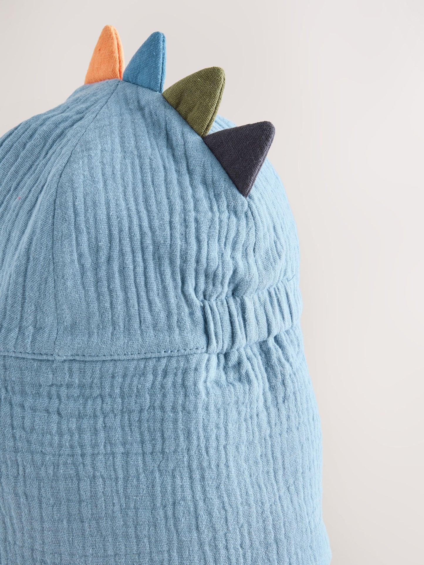Blue Dino Spike Legionnaire Hat (3mths-6yrs) image 3