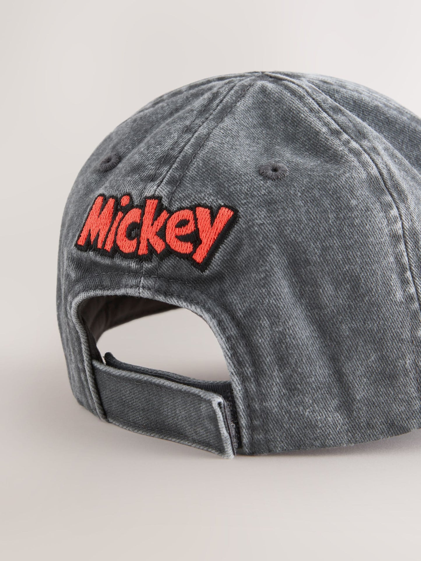 Dsiney Kidz - Washed Grey Denim Mikey Mouse Baseball Cap (3mths-10yrs) image 3