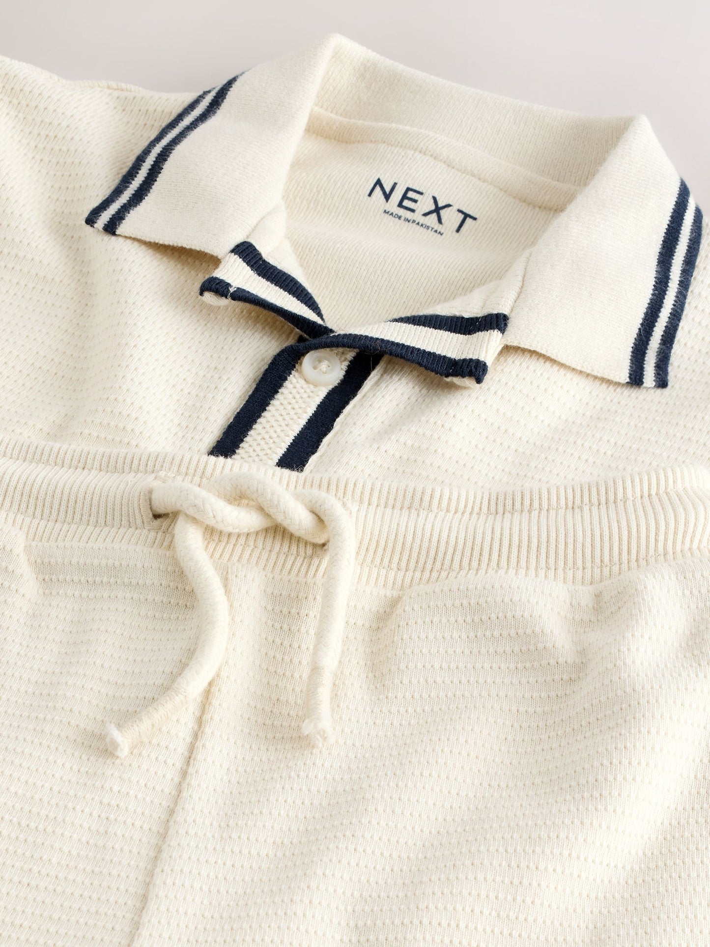 Ecru Short Sleeve Shirt and Shorts Set (3mths-7yrs) image 5