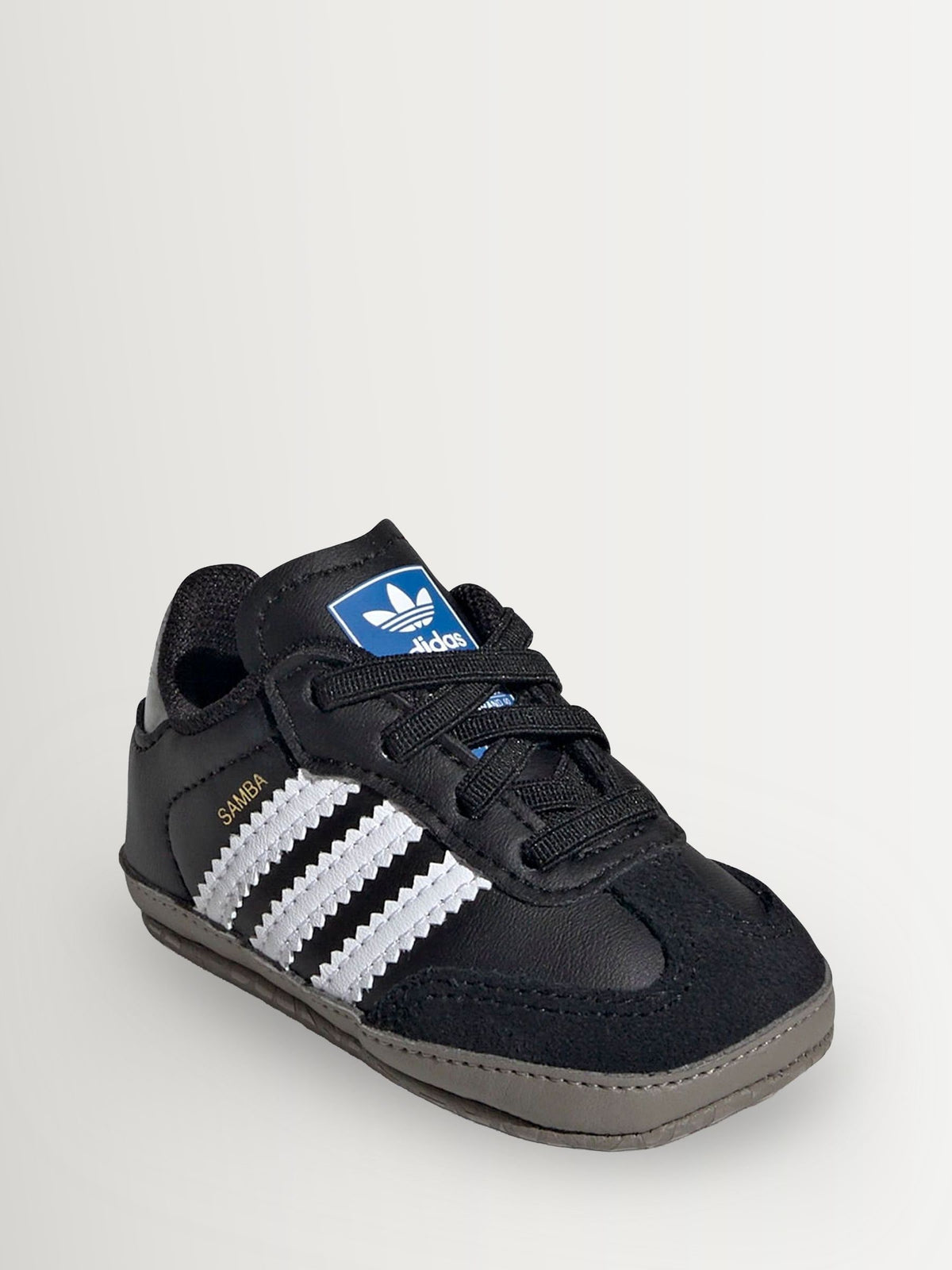 adidas Originals Black/White Samba Crib Trainers image 4