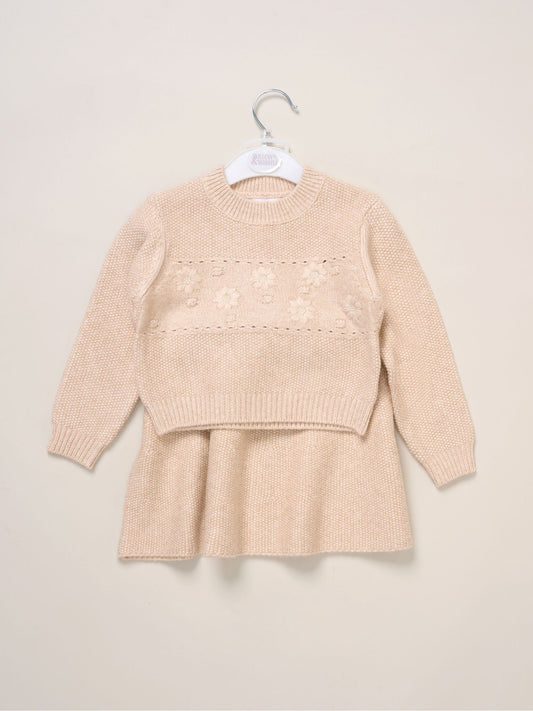 Dsiney Kidz - Miss Brown Knit Jumper And Skirt Set image 2