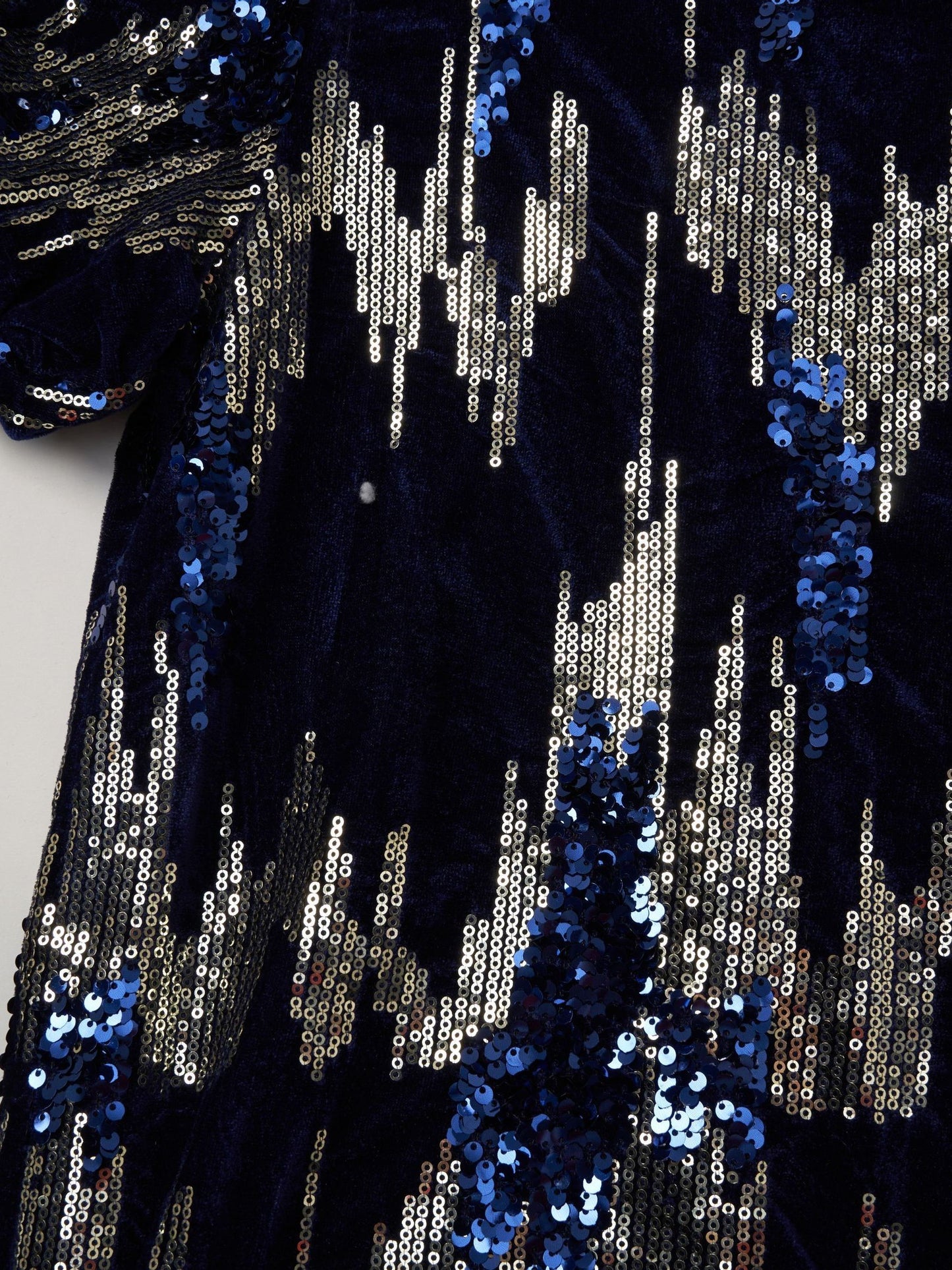 Miss Black Sequin Shift Dress And Matching Scrunchie Outfit Set image 2