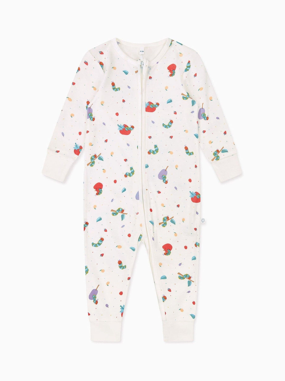 Dsiney Kidz - MORI Cream Supersoft Very Hungry Caterpillar Two Way Zip Sleepsuit image 4