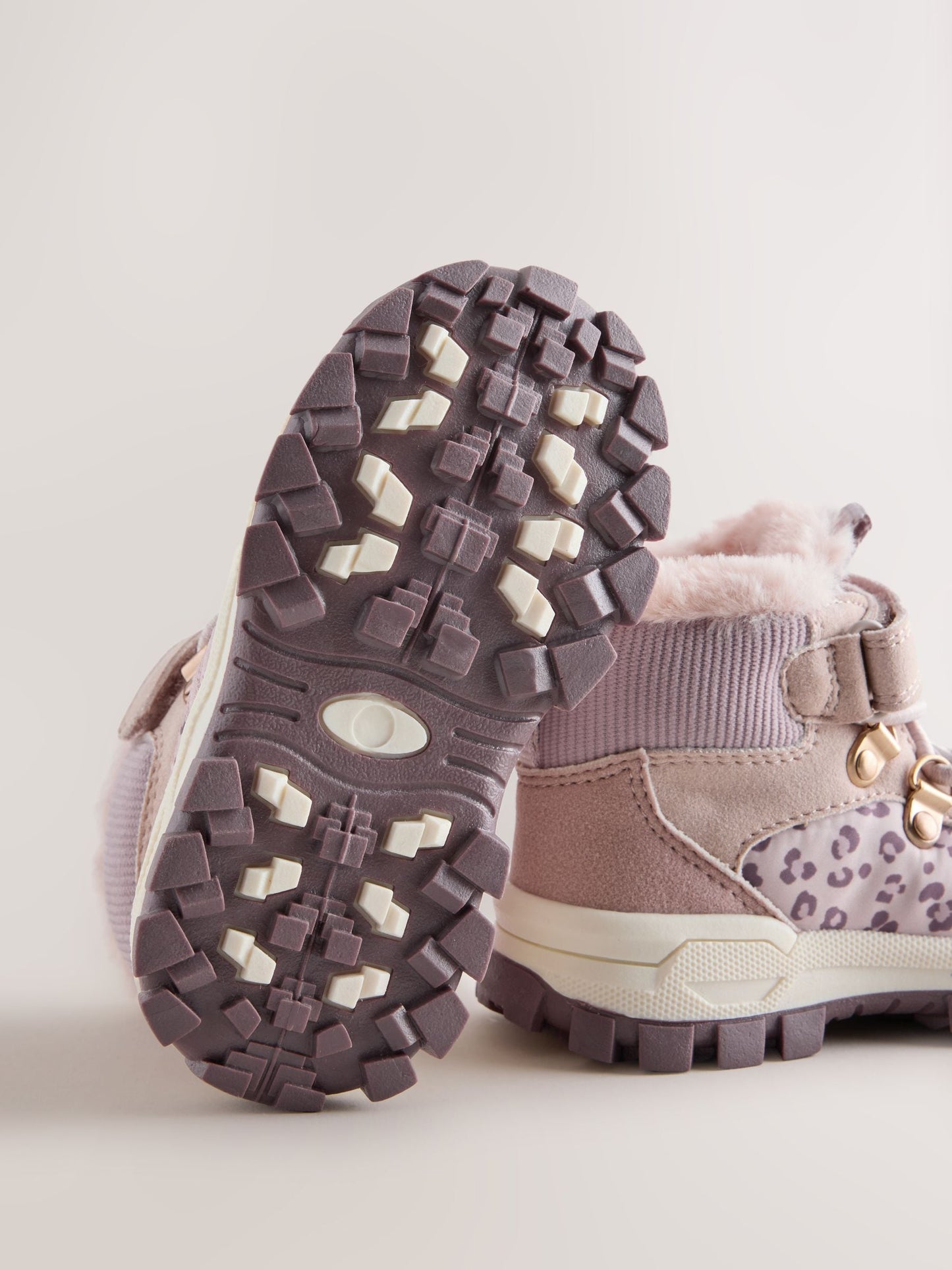 Pink Animal Touch Fastening Hiker Boots image 5