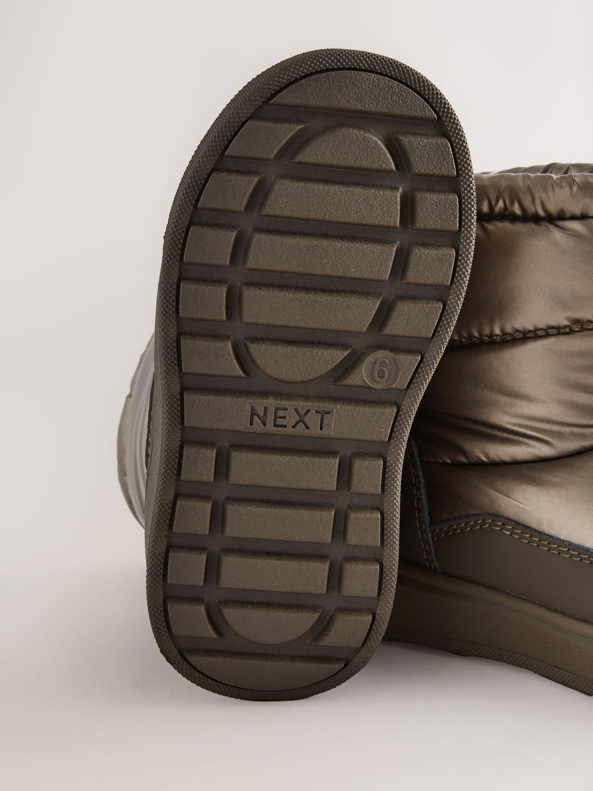 Bronze Quilted Waterproof Pull On Boots - image 5