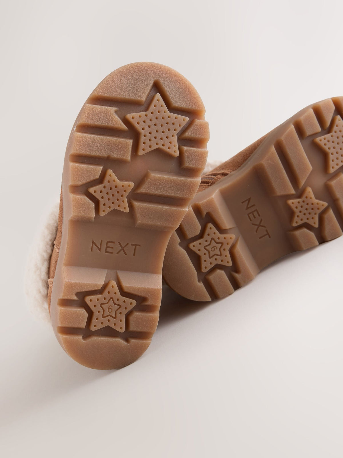 Dsiney Kidz - Tan Brown Borg Trim Boots image 5