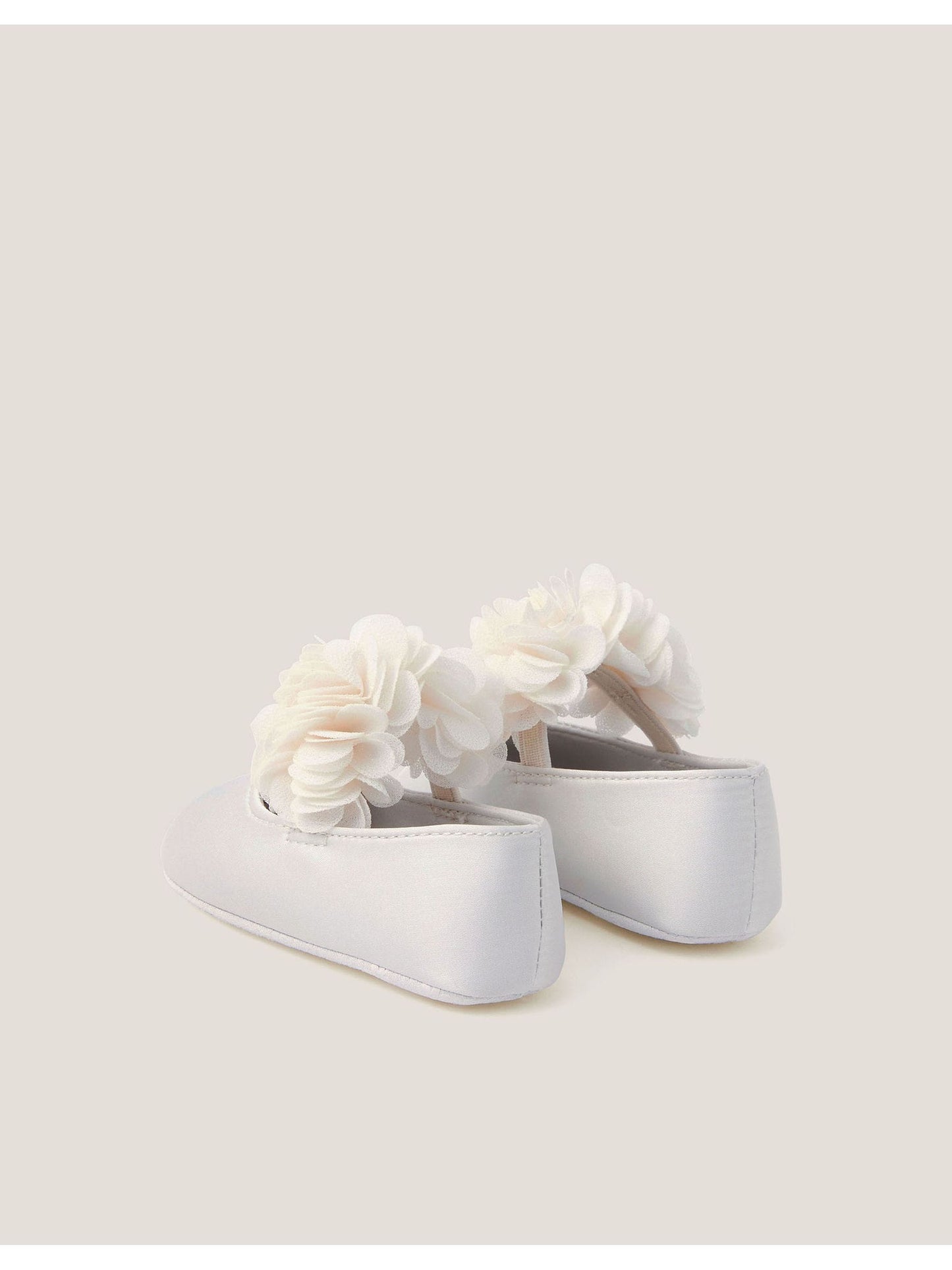 Monsoon Cream Baby Corsage Booties & Headband Set image 3