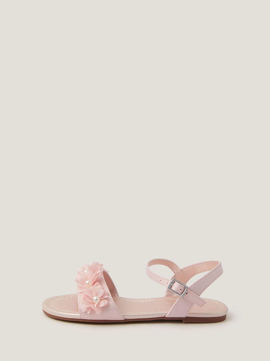 Monsoon Pink Pearl Flower Sandals image 2