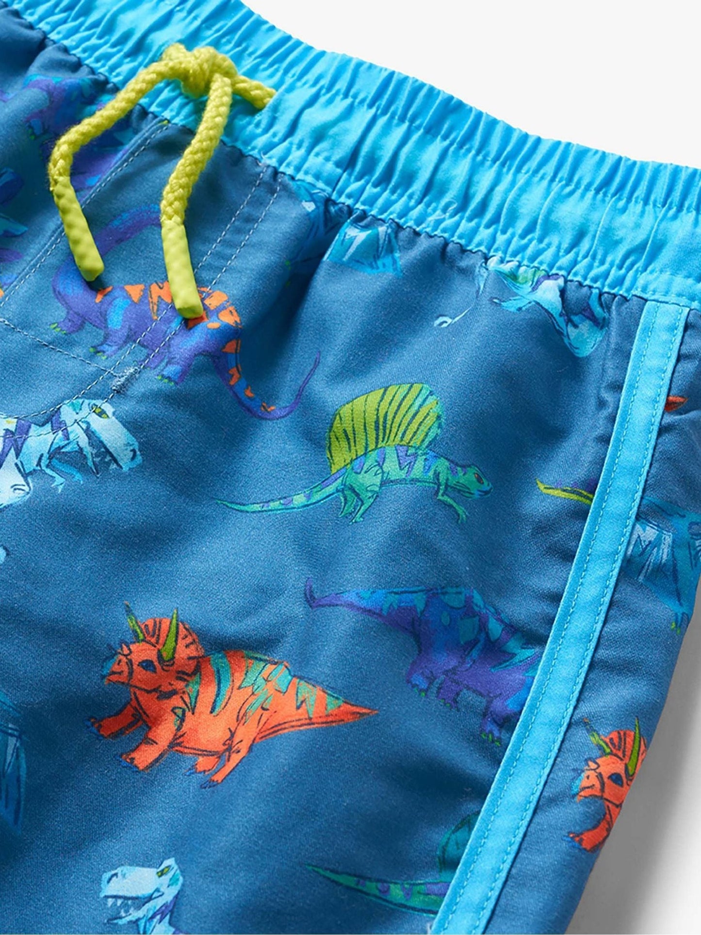 Hatley Blue Dino party Swim Shorts image 4