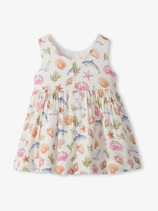 Hatley Natural Vintage Sea Life Sleeveless Party Dress image 2