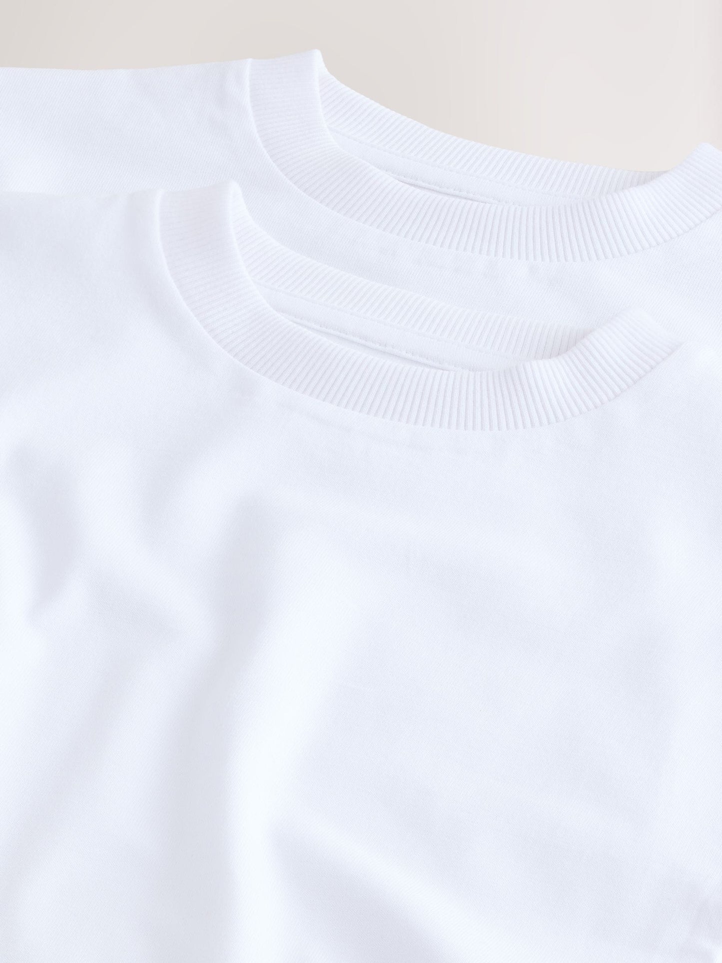 Dsiney Kidz - White Short Sleeve Plain T-Shirts 2 Pack (3mths-7yrs) image 6