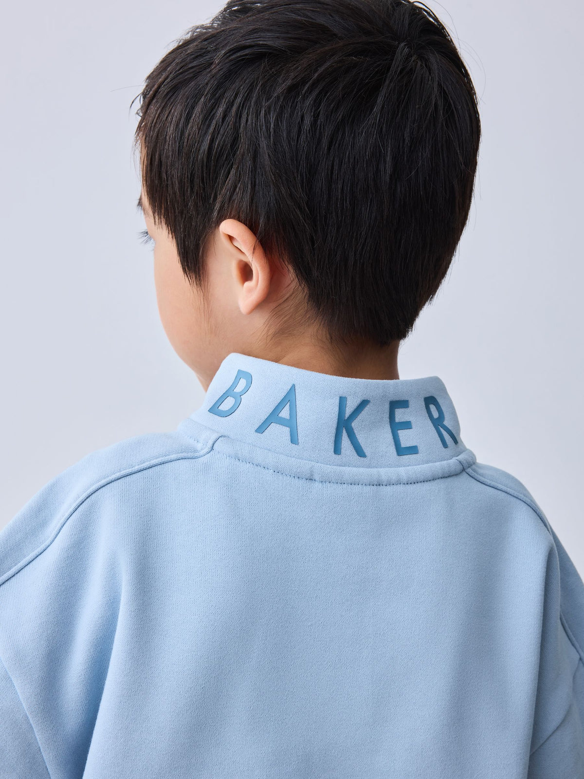 Dsiney Kidz - Baker by Ted Baker Funnel Zip Neck Blue/Brown Sweatshirt and Joggers Set image 6