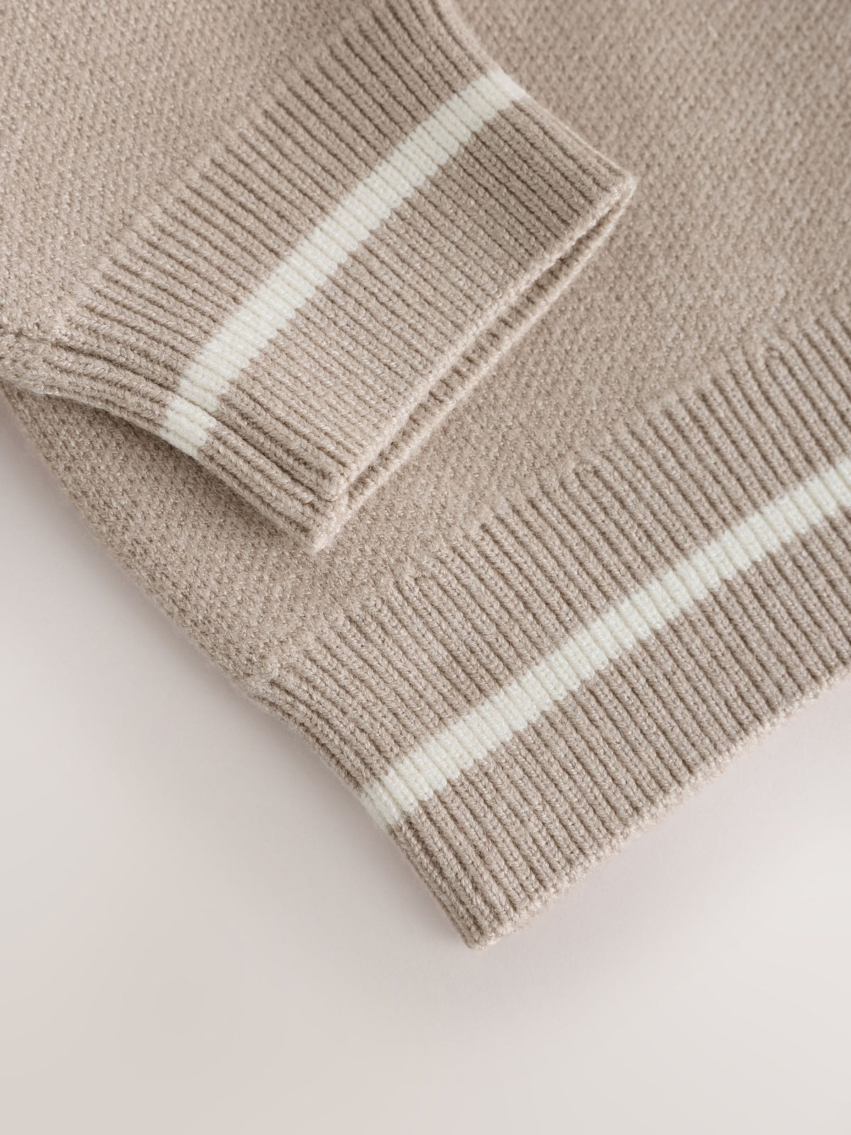 Baker by Ted Baker Neutral Stone Colourblock Knitted Sweat Top & Jogger Set - image 12