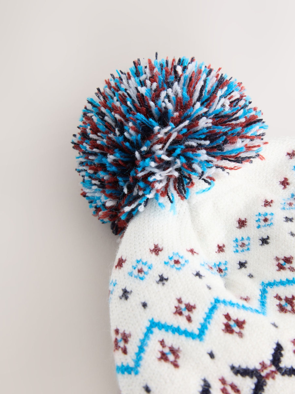 Dsiney Kidz - Fairisle Knitted Baby Hat With Pom image 5