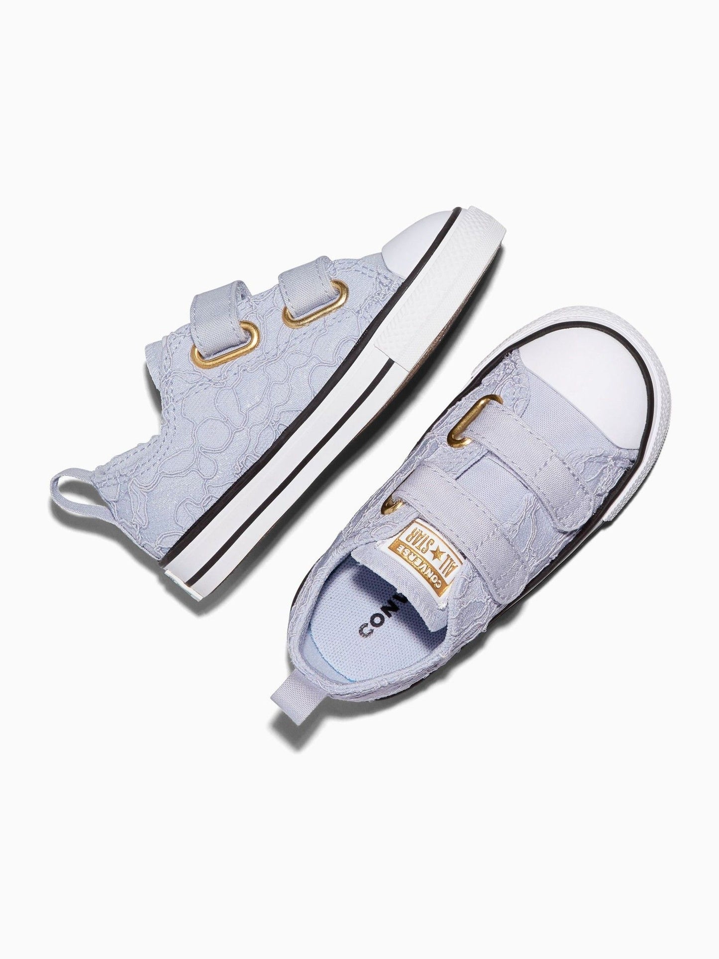 Converse Purple Chuck Taylor All Star Lace 2V Trainers image 7