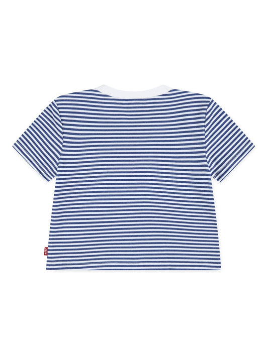 Dsiney Kidz - Levi's Blue Striped Mini Batwing Short Sleeve T-Shirt image 2