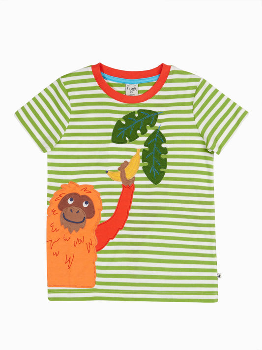 Dsiney Kidz - Frugi Green Sid Circular T-Shirt image 2