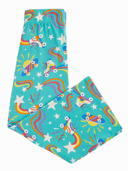 Frugi Blue Wide Leg Trousers image 2
