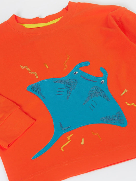 Frugi Red Otis Top image 2