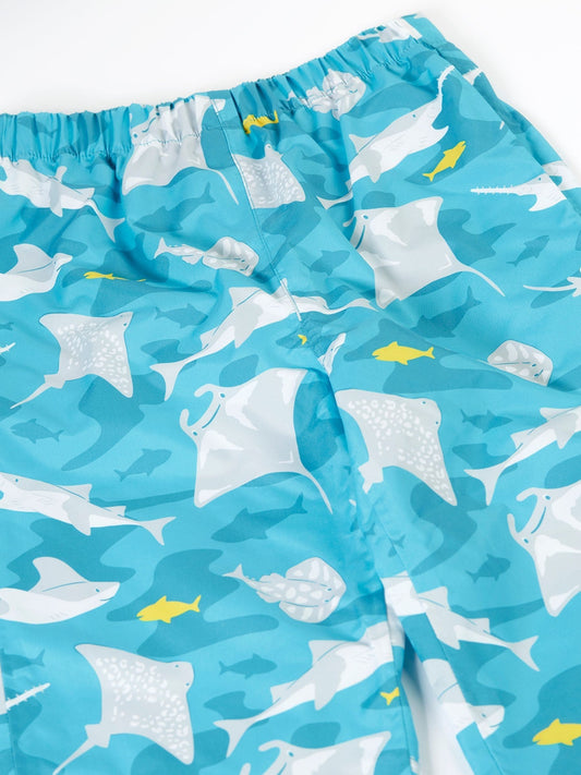 Frugi Blue Rain Or Shine Joggers image 2