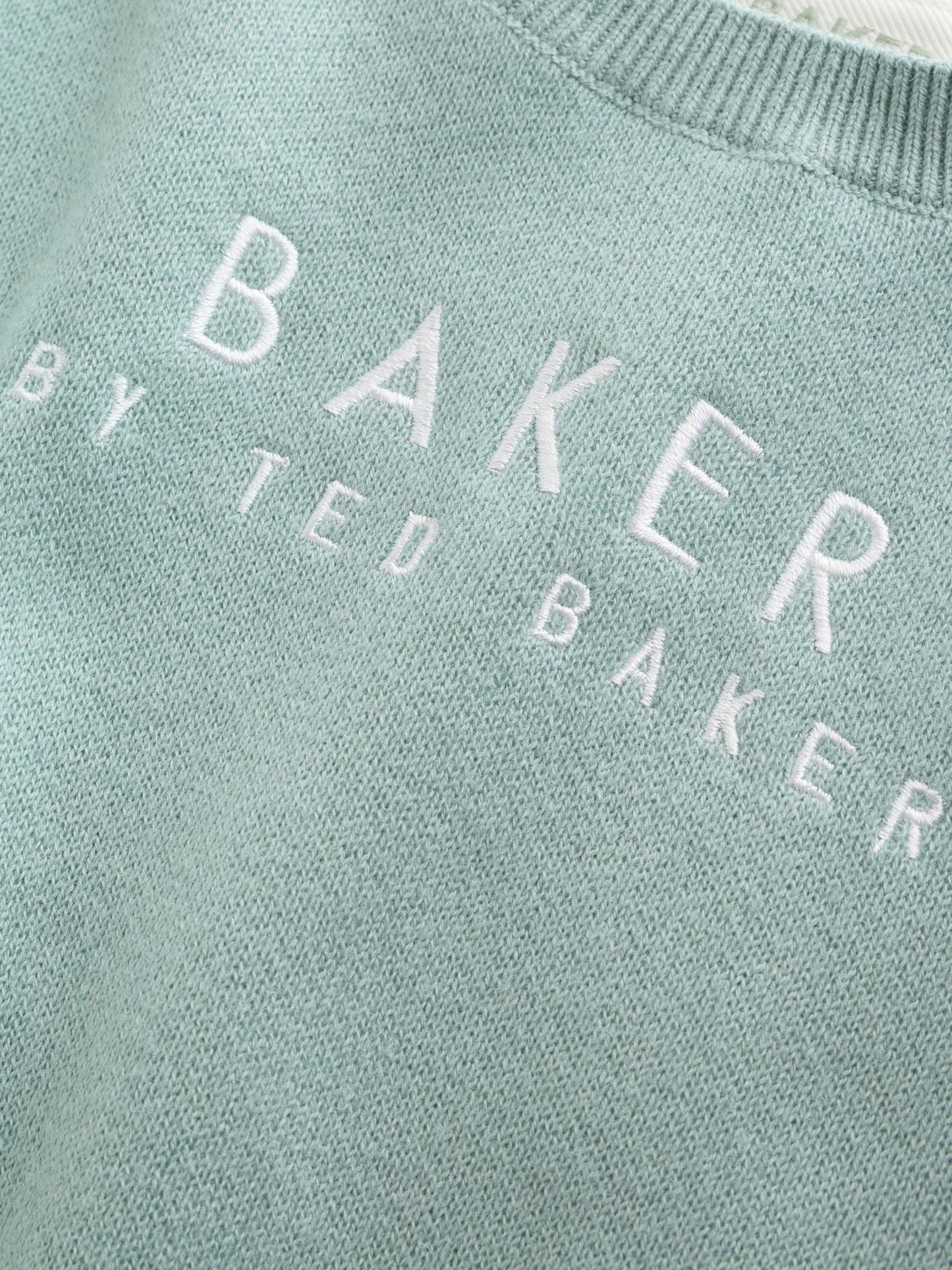 Dsiney Kidz - Baker by Ted Baker Green Knit Knitted Top and Joggers Set image 6