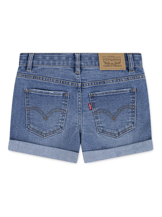Levi's® Blue Girlfriend Shorts image 2