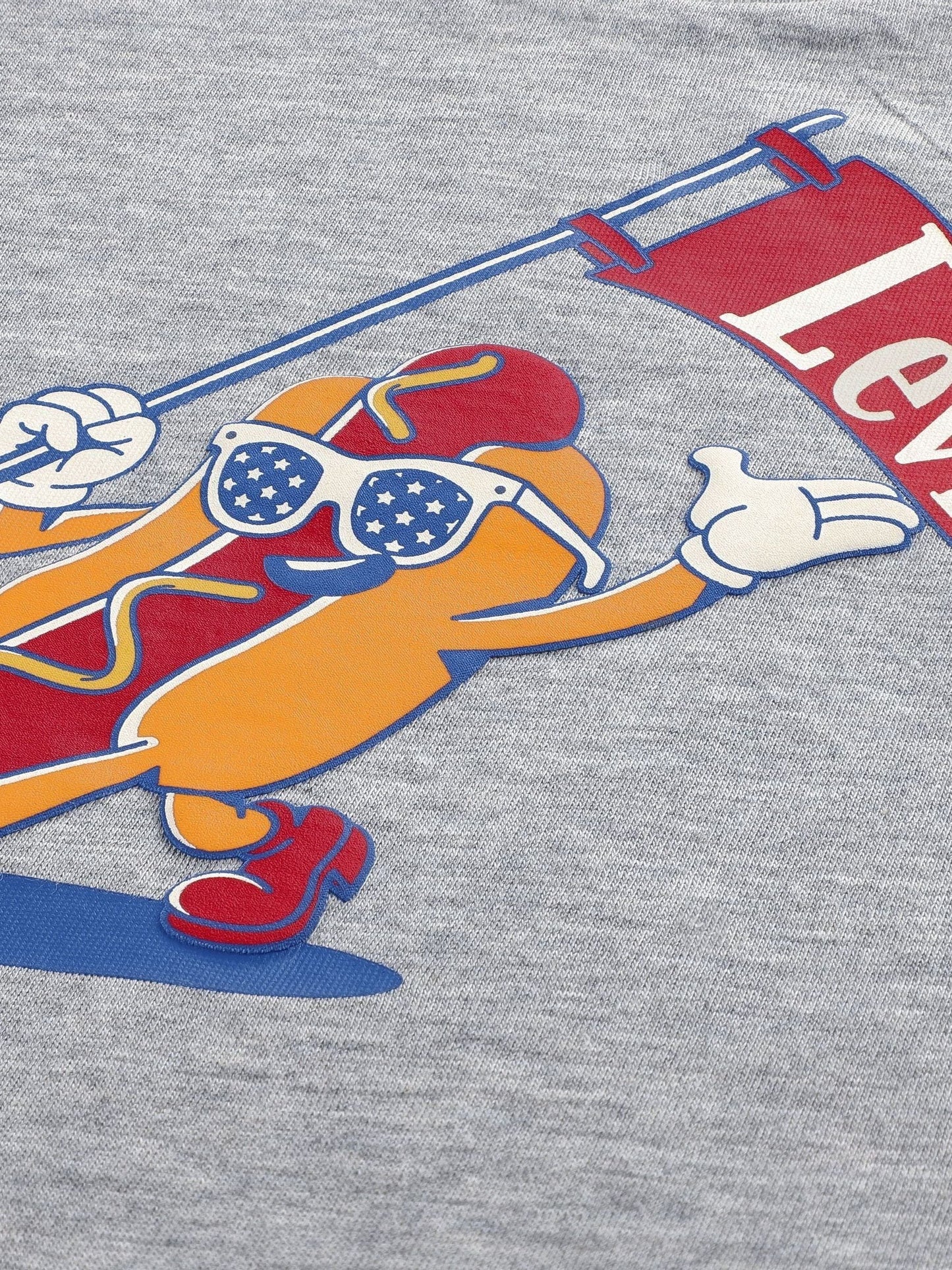 Levi's® Grey Burger Meal Short Sleeve T-Shirt image 3