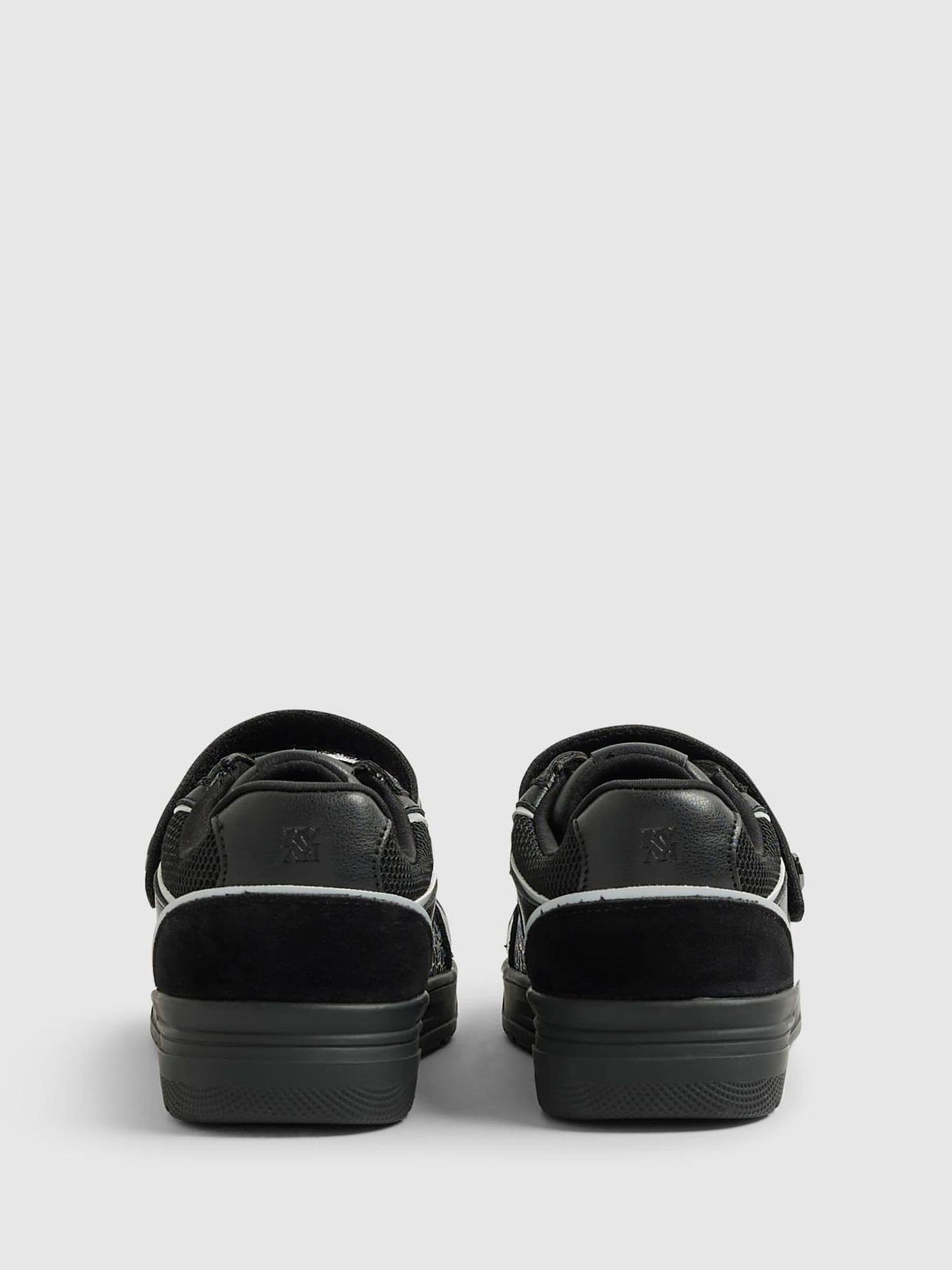 River Island Black Embossed Touch Fastening Trainers image 5