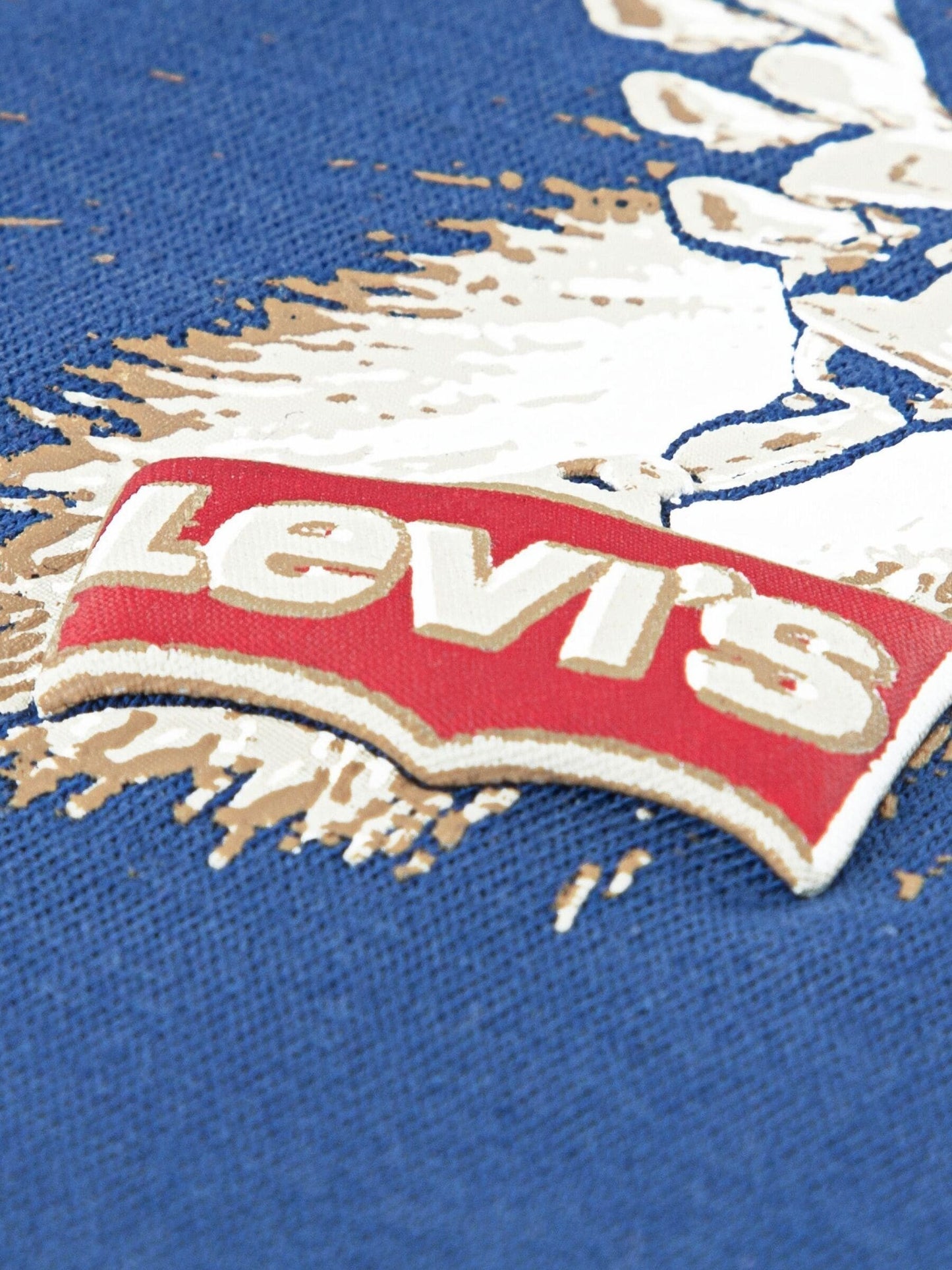 Levi's® Blue Patriotic Dog Graphic Short Sleeve T-Shirt image 4