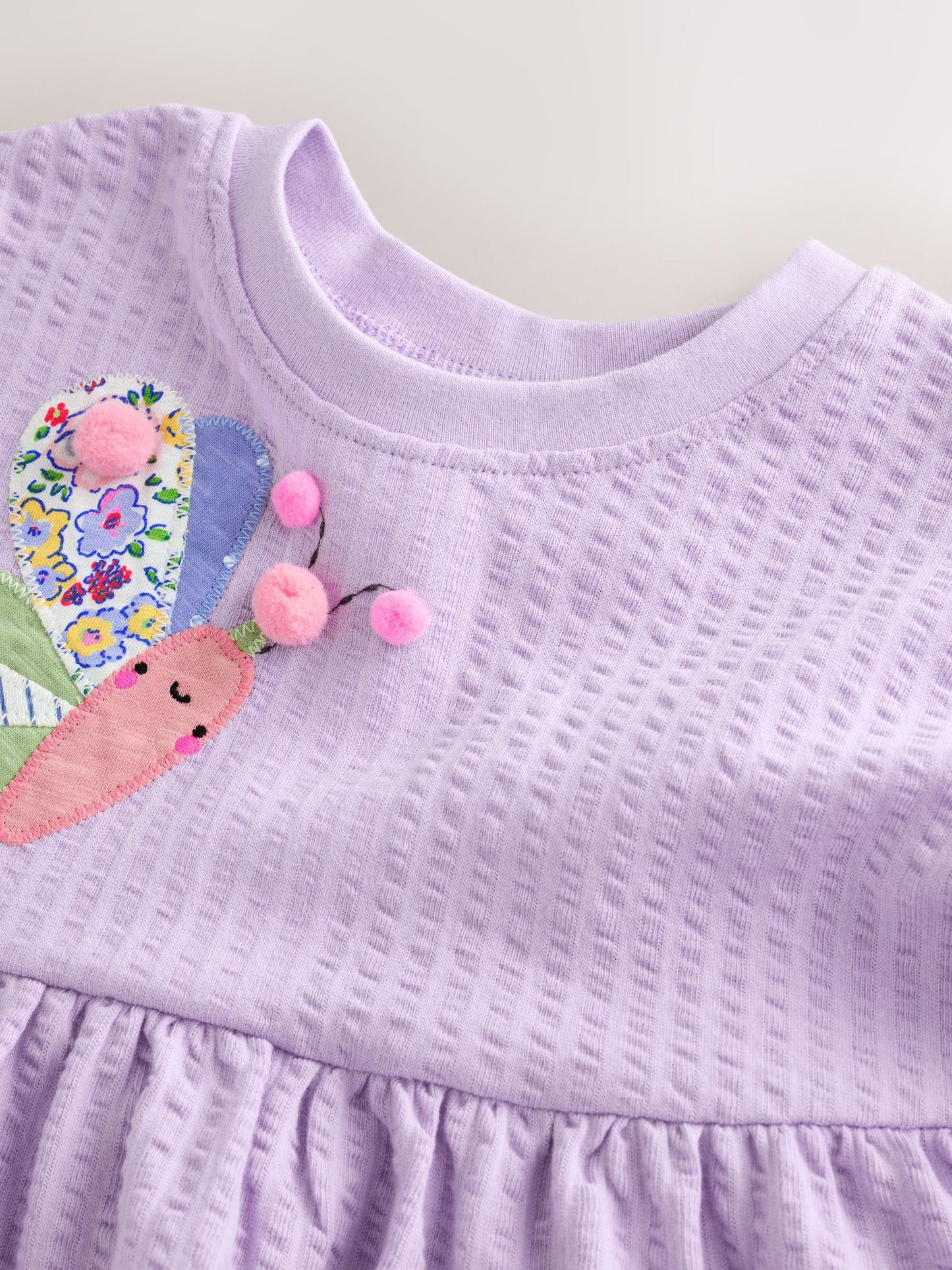 Dsiney Kidz - Lilac Purple Butterfly Jersey Dress (3mths-7yrs) image 9