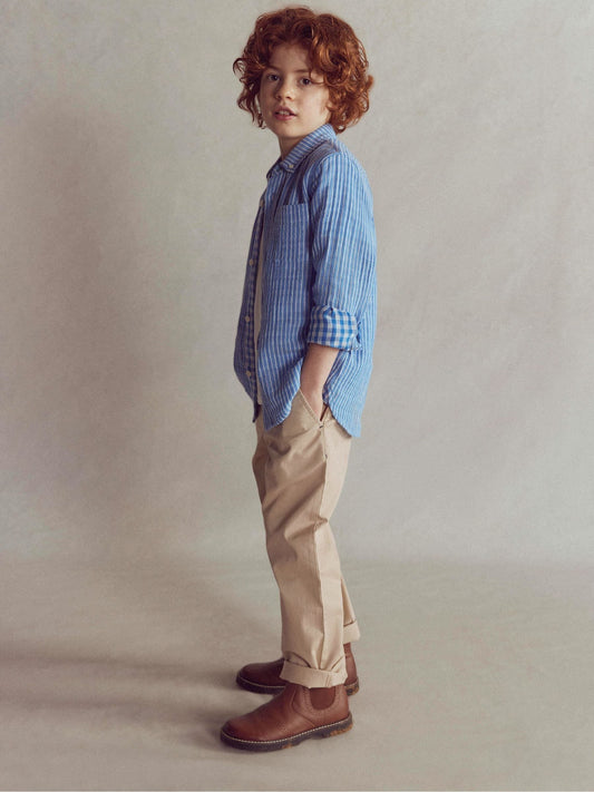Boden Brown Classic Chinos Trousers image 2