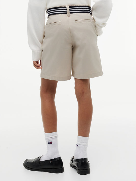 Tommy Hilfiger Nude Essential Signature Belt Loose Chino Shorts image 2