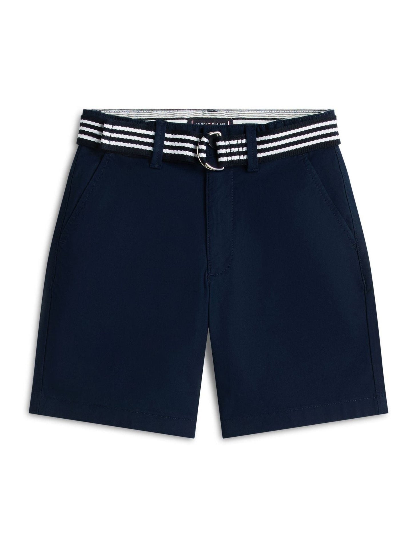 Tommy Hilfiger Blue Essential Signature Belt Loose Chino Shorts image 5