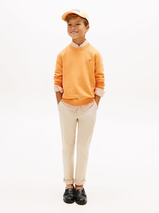 Tommy Hilfiger Brown 1985 Essential Twill Regular Chinos image 2