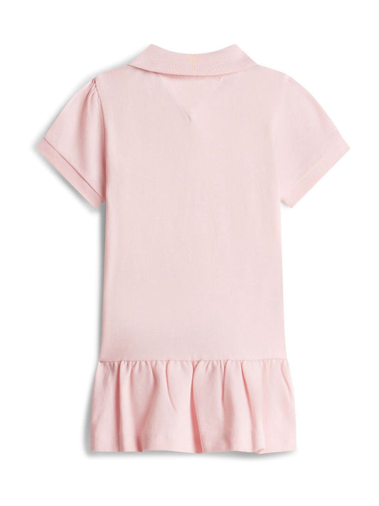 Dsiney Kidz - Tommy Hilfiger Pink Essential Pique Short Sleeve Polo Dress image 2