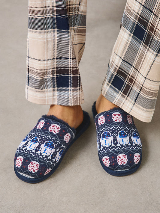 Navy Star Wars Mule Slippers - image 1
