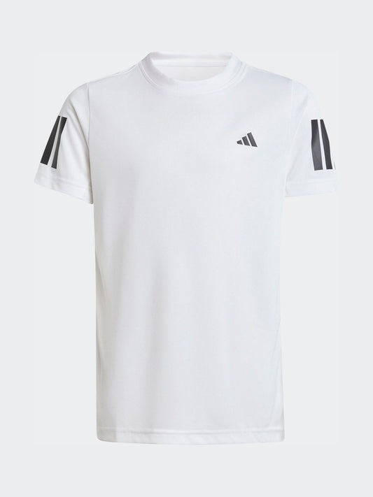 Disney Kidz - adidas White Club Tennis 3S T-Shirt image 1