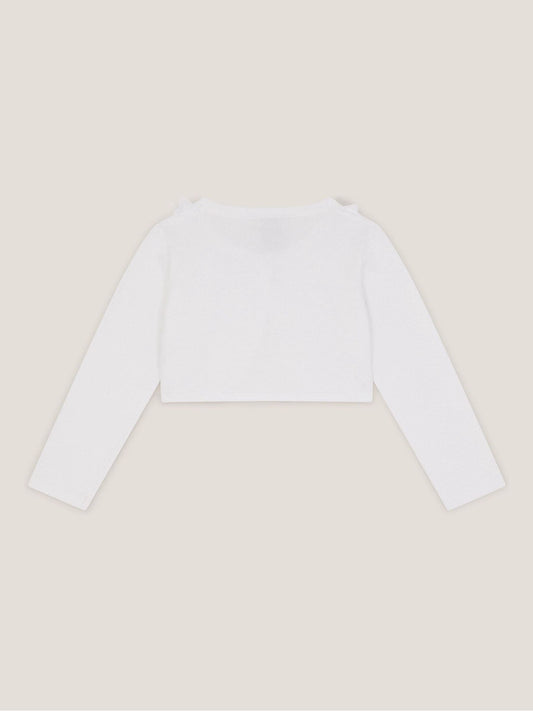 Dsiney Kidz - Monsoon White Baby Ottilie Appliqué Rose Cardigan image 2