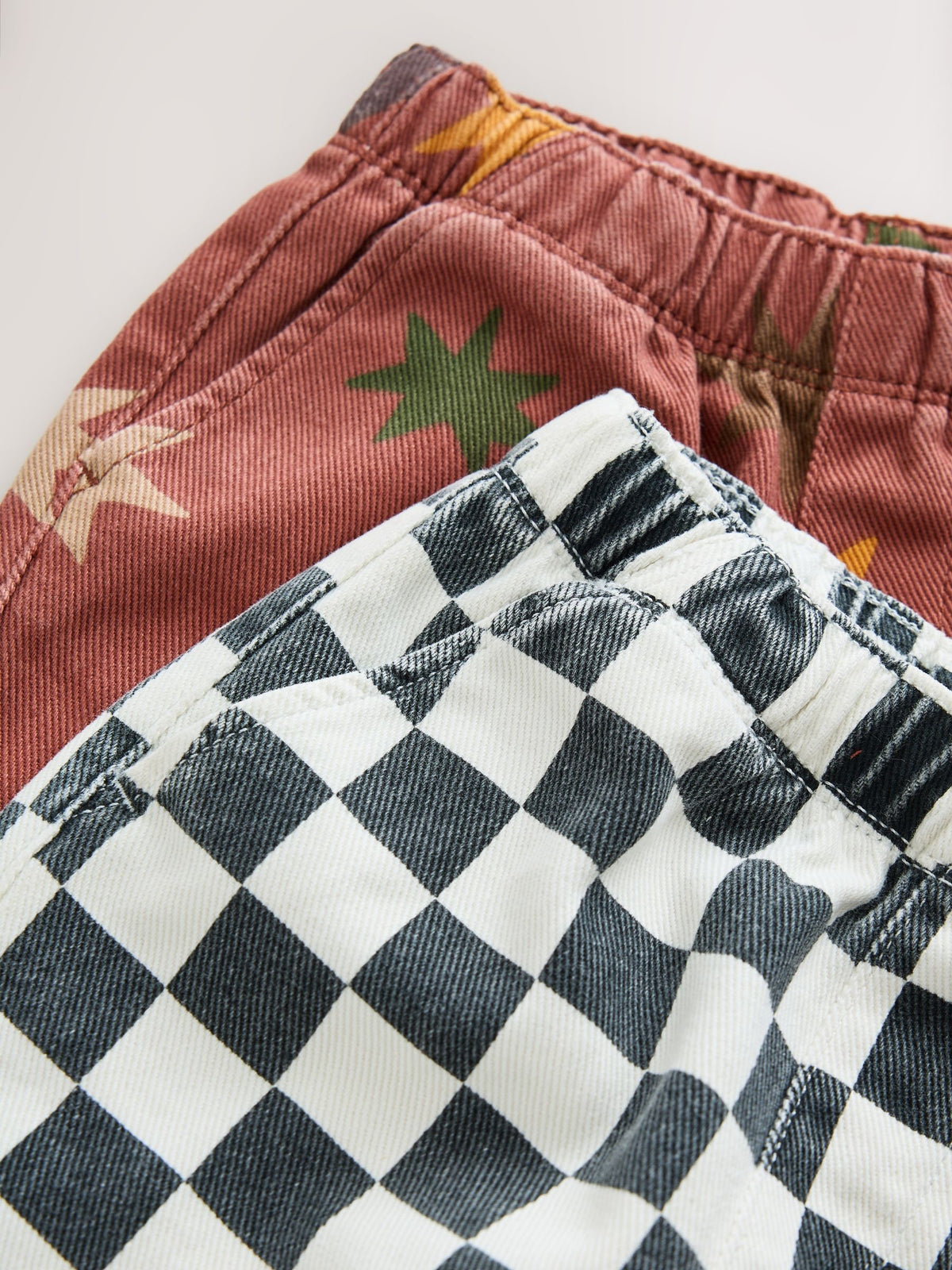 Multi Pull On Wide Leg Trousers 2 Pack (3mths-7yrs) - image 6