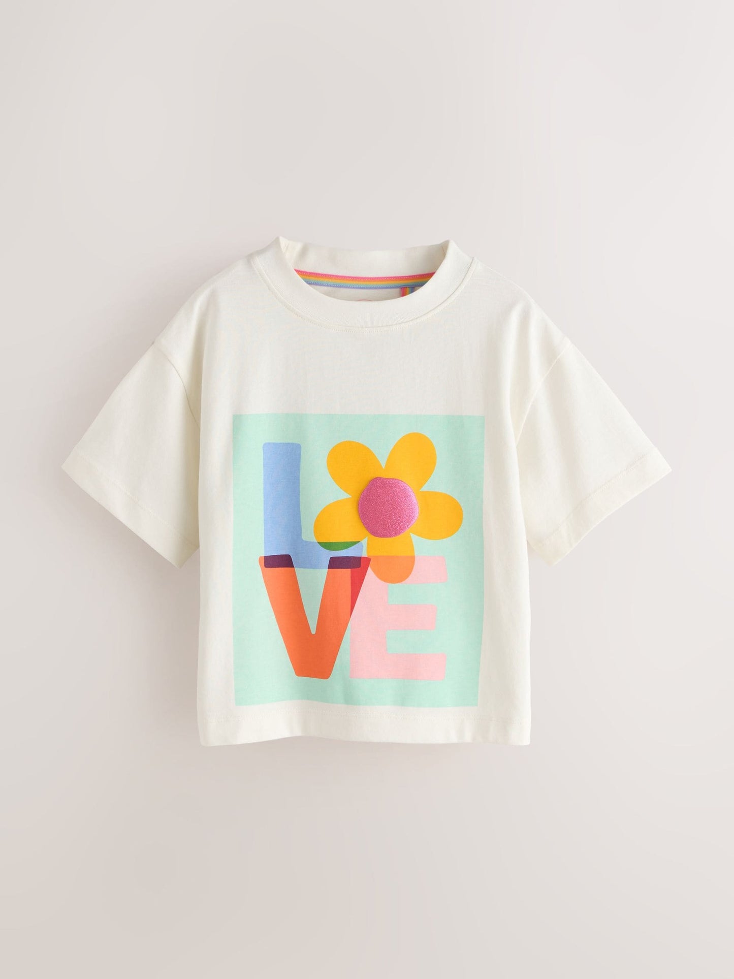 Dsiney Kidz - Little Bird by Jools Oliver Rainbow Slogan Boxy T-Shirt image 9