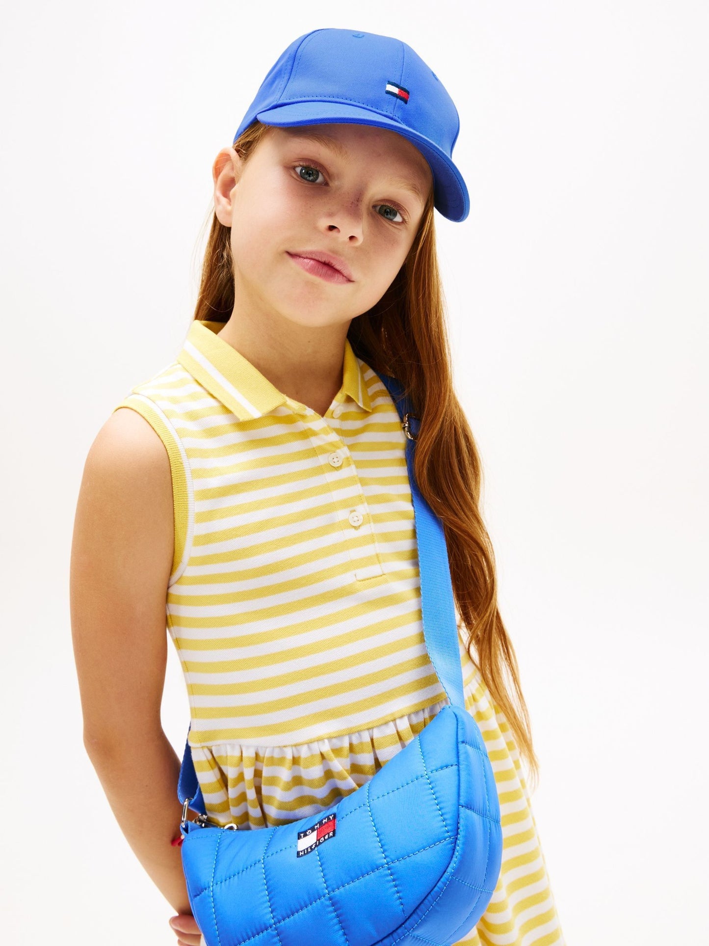 Tommy Hilfiger Blue Logo Embroidery Twill Baseball Cap image 2