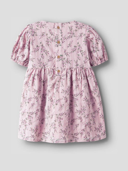 Dsiney Kidz - NAME IT Pink Floral Printed Smock Dress image 2