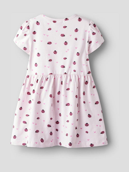 Dsiney Kidz - Name It Pink Print Lady Bird Cotton Dress image 2