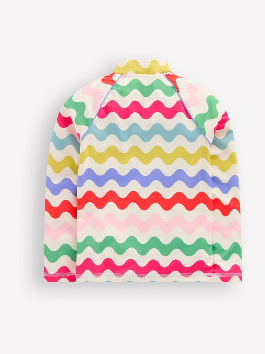Boden Blue Sun Safe Patterned Rash Vest image 2