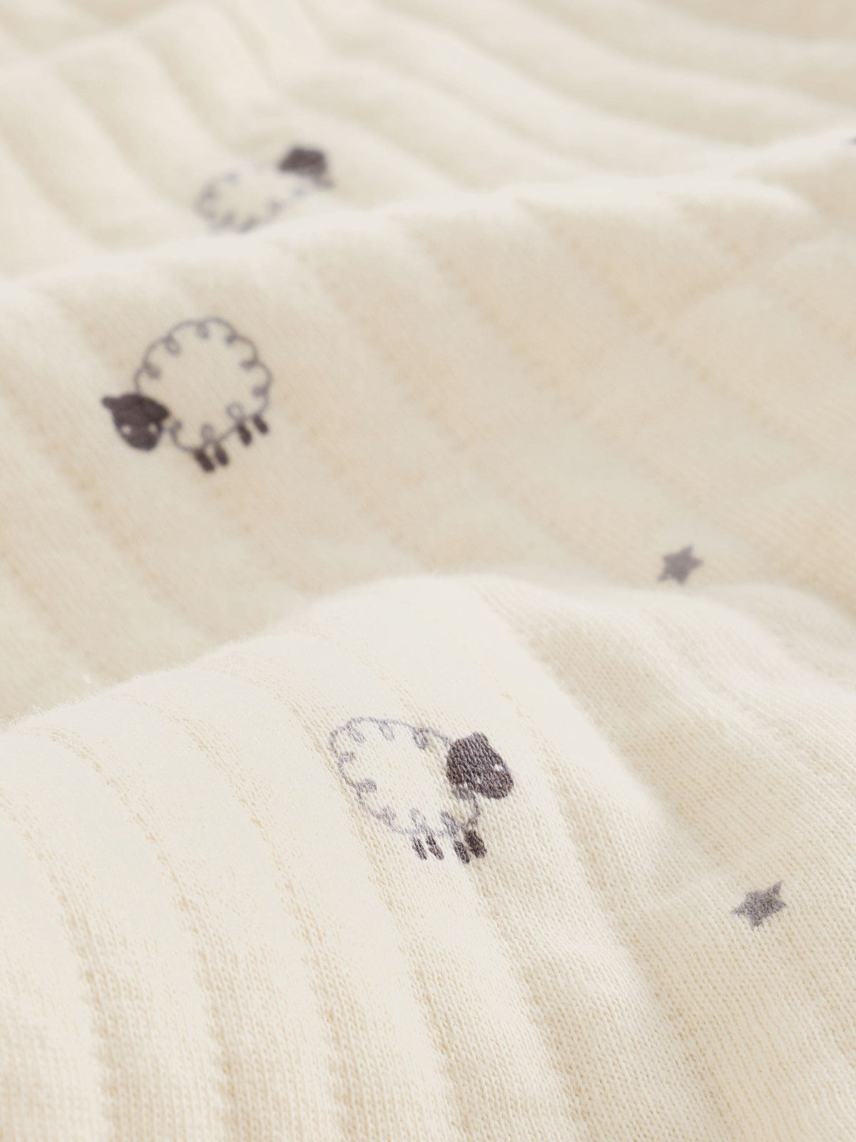 White Sheep Quilted 1 Tog Sleepsuits 2 Pack - image 9