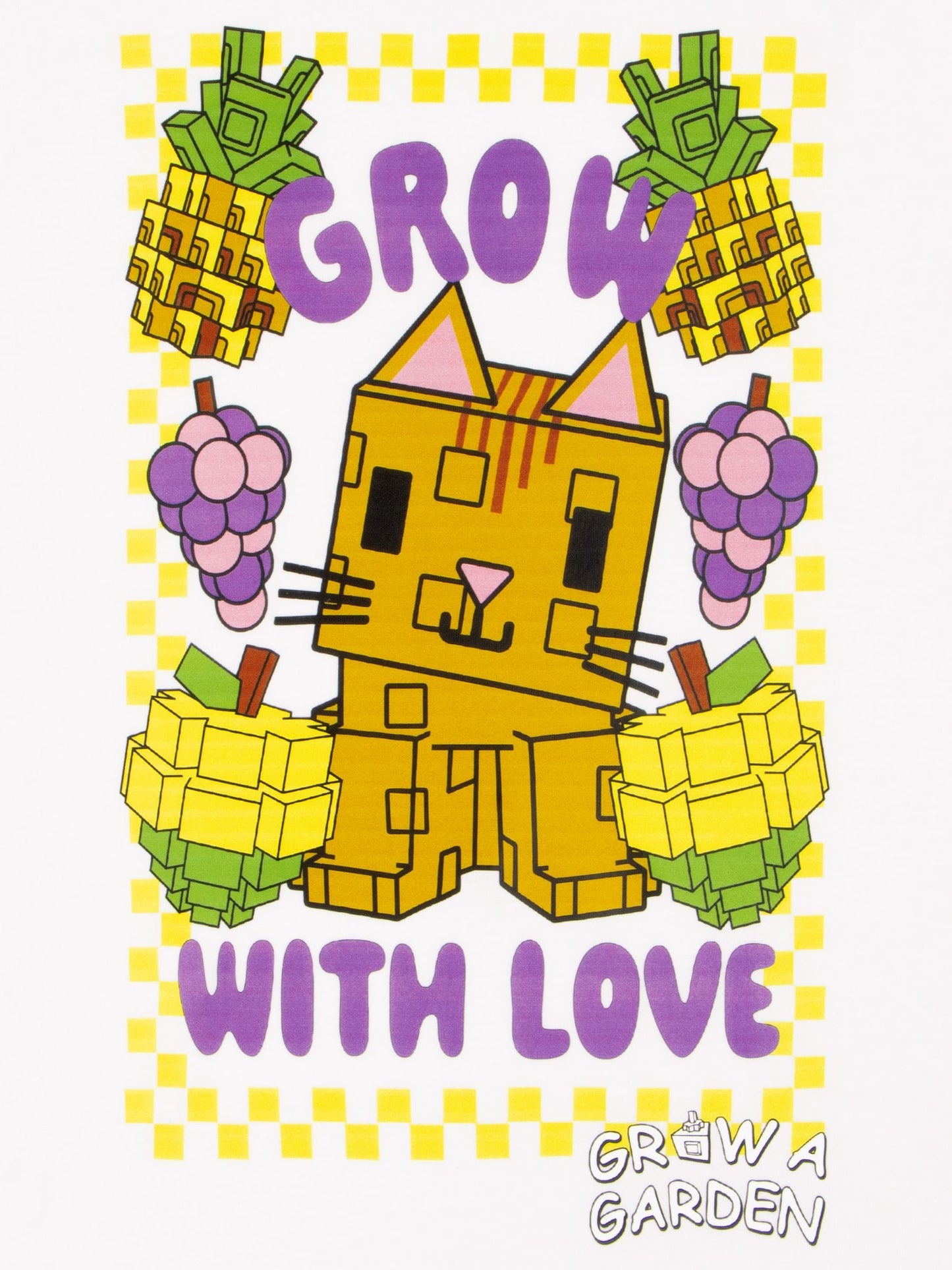 Character White Roblox Grow A Garden T-Shirt image 4