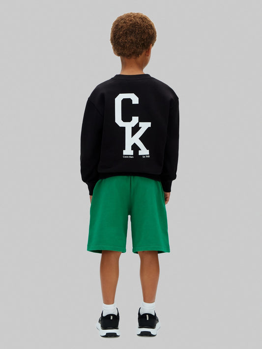 Calvin Klein Green Denim Cargo Shorts image 2