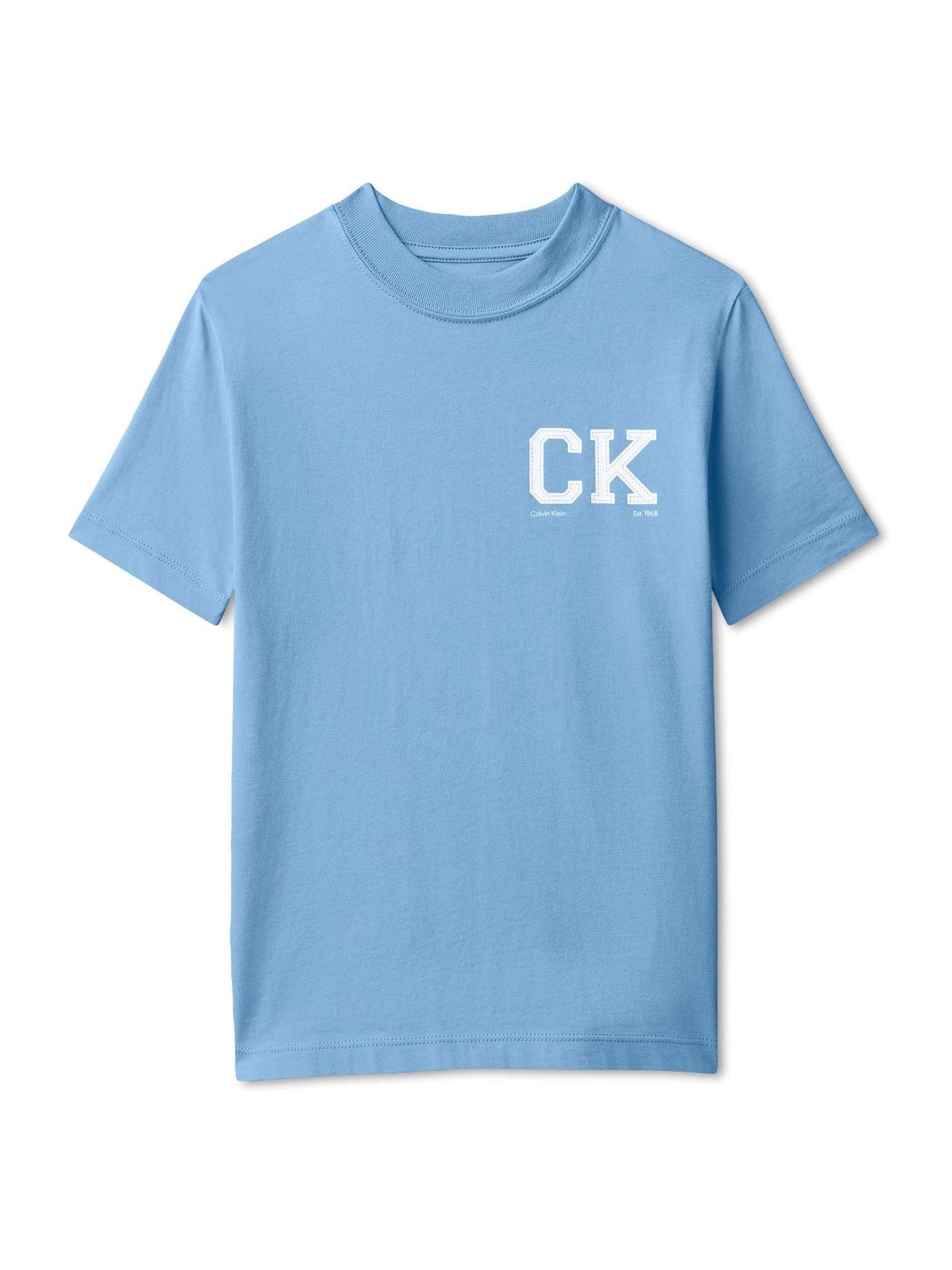 Calvin Klein Blue Short Sleeve Cotton T-Shirt image 5